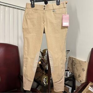 Dublin Performance Signature Breeches Women’s 32 Beige Equestrian Riding NWT